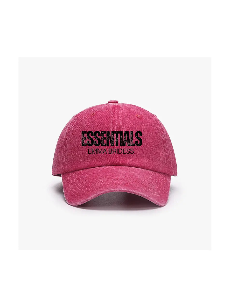 Washed Plain Essential Cap Baseball Cap Casual