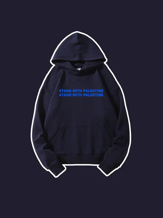 Stand with Palestine 420g Cotton Hoodie Emma Bridess