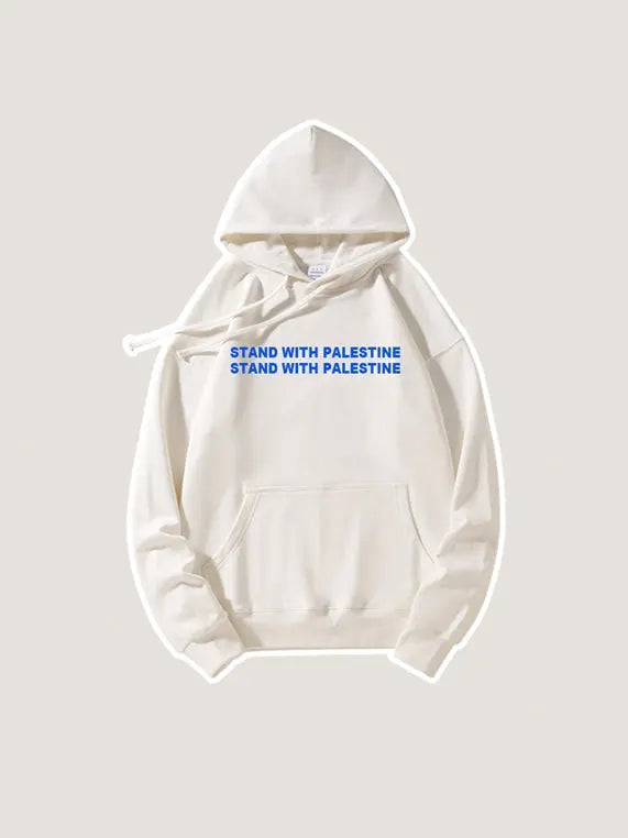 Stand with Palestine 420g Cotton Hoodie Emma Bridess