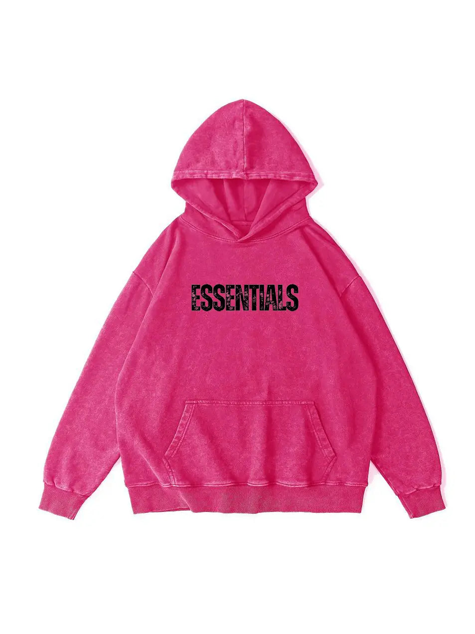 Wash Old 300g Cotton Hoodie Essential Letter Printed Hoodies