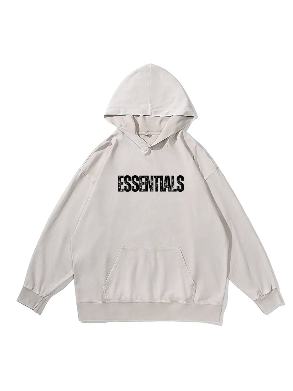 Wash Old 300g Cotton Hoodie Essential Letter Printed Hoodies