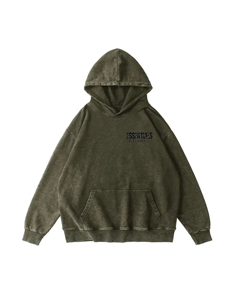 Wash Old 300g Cotton Hoodie Essential Letter Printed Hoodies