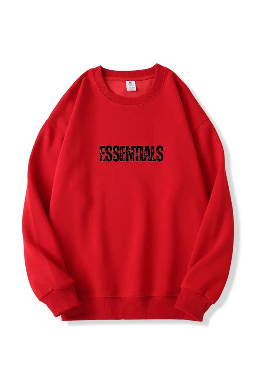 300g Cotton Sweatshirt Essential Letter Printed Sweatshirts