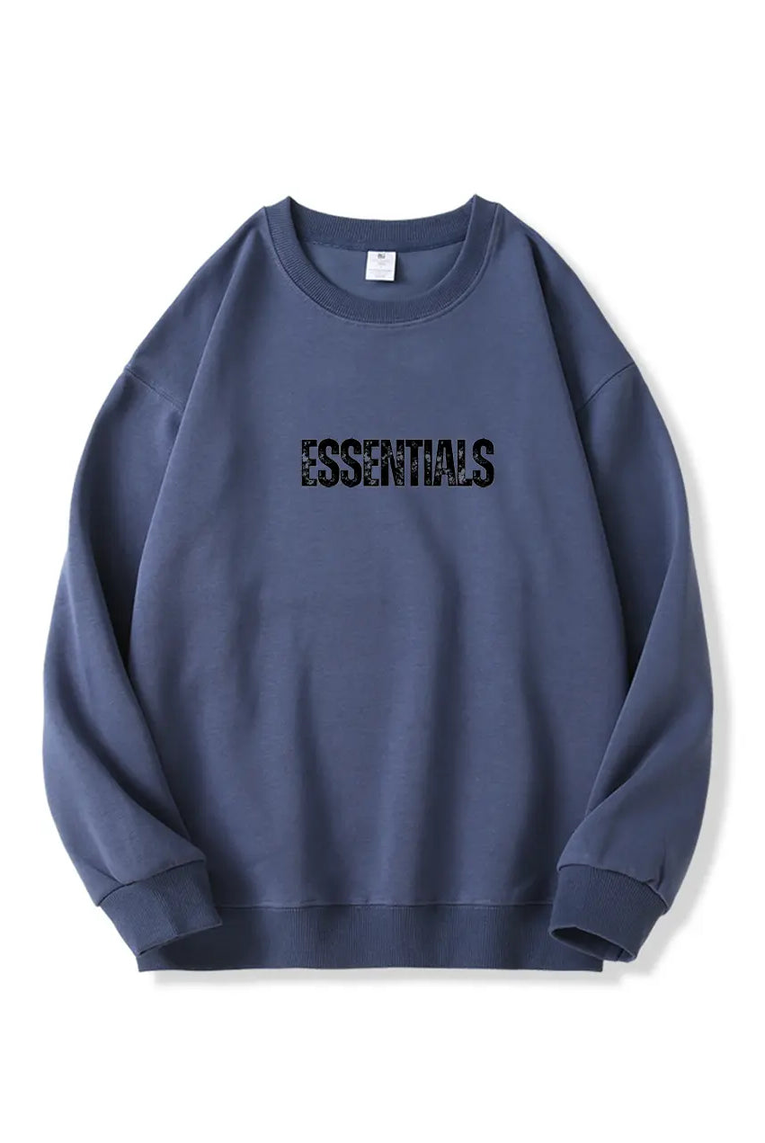 300g Cotton Sweatshirt Essential Letter Printed Sweatshirts