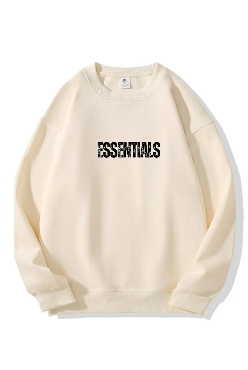 300g Cotton Sweatshirt Essential Letter Printed Sweatshirts