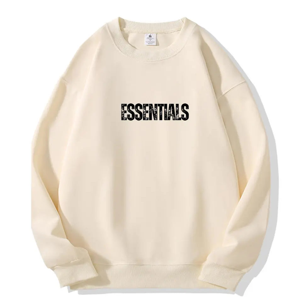 300g Cotton Sweatshirt Essential Letter Printed Sweatshirts