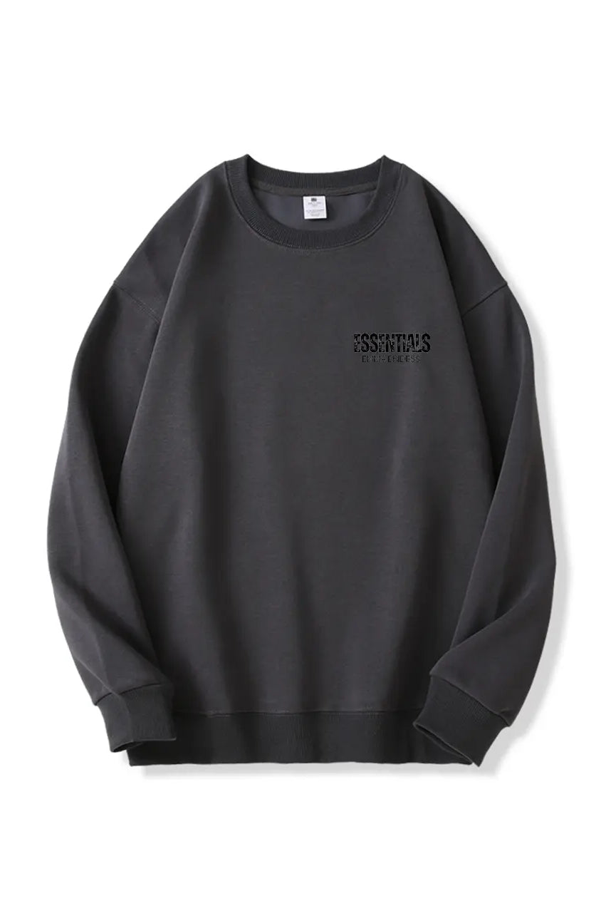 300g Cotton Sweatshirt Essential Letter Printed Sweatshirts