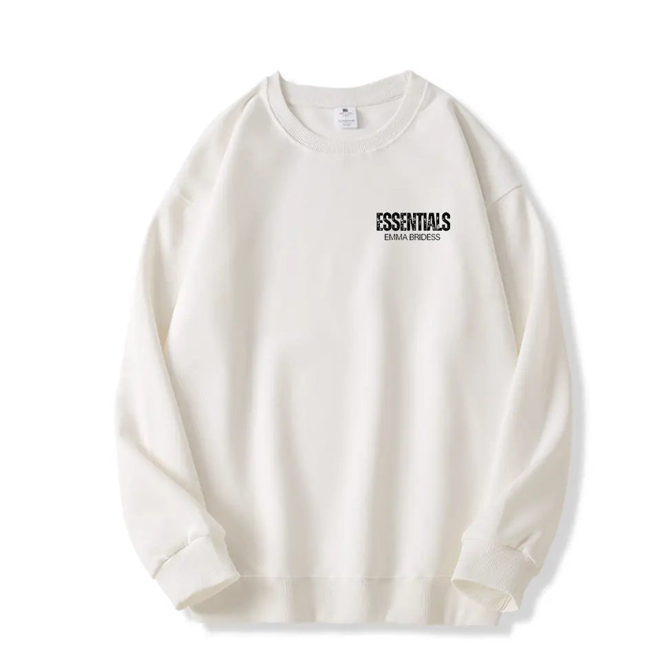 300g Cotton Sweatshirt Essential Letter Printed Sweatshirts