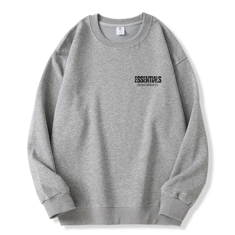 300g Cotton Sweatshirt Essential Letter Printed Sweatshirts
