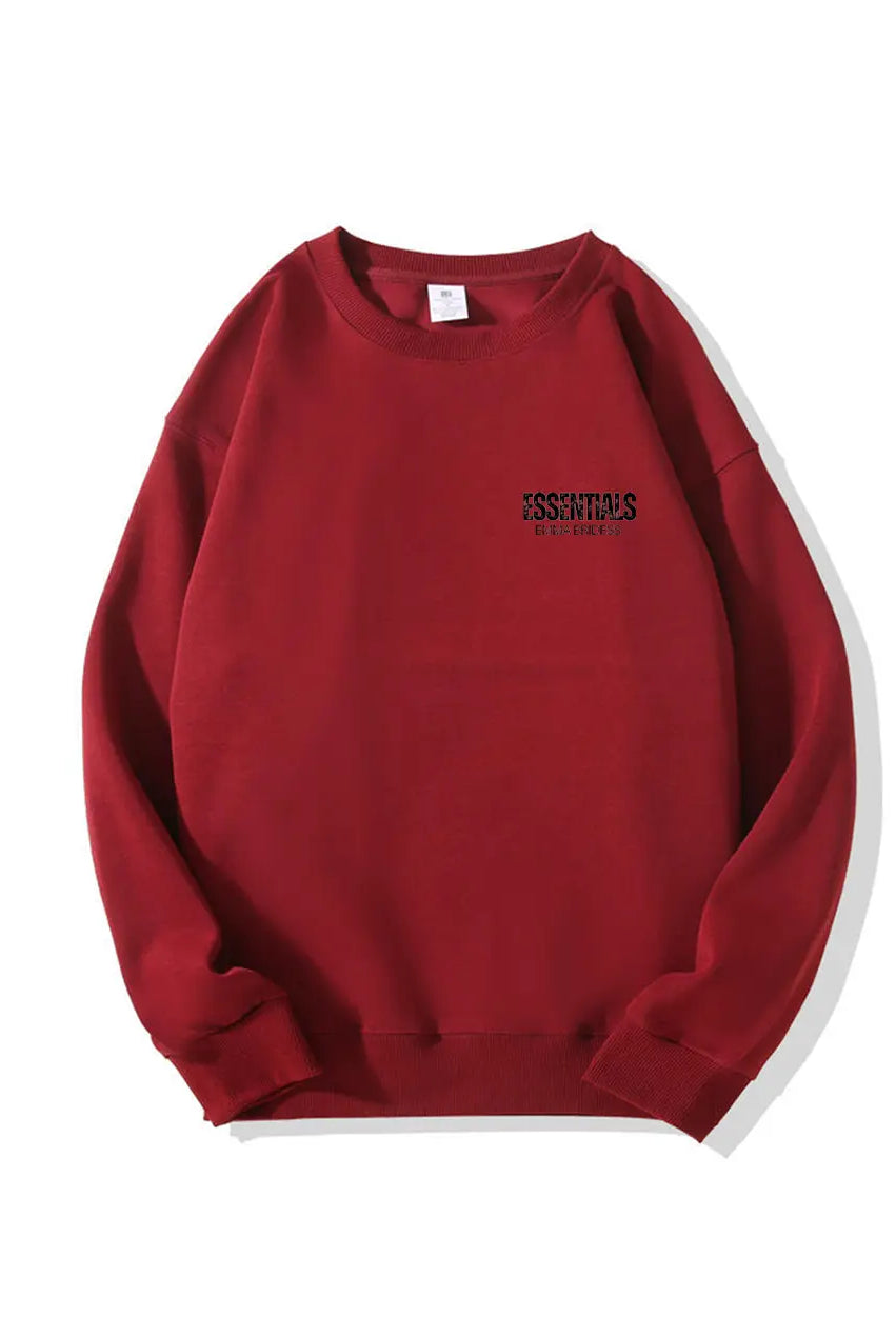 300g Cotton Sweatshirt Essential Letter Printed Sweatshirts