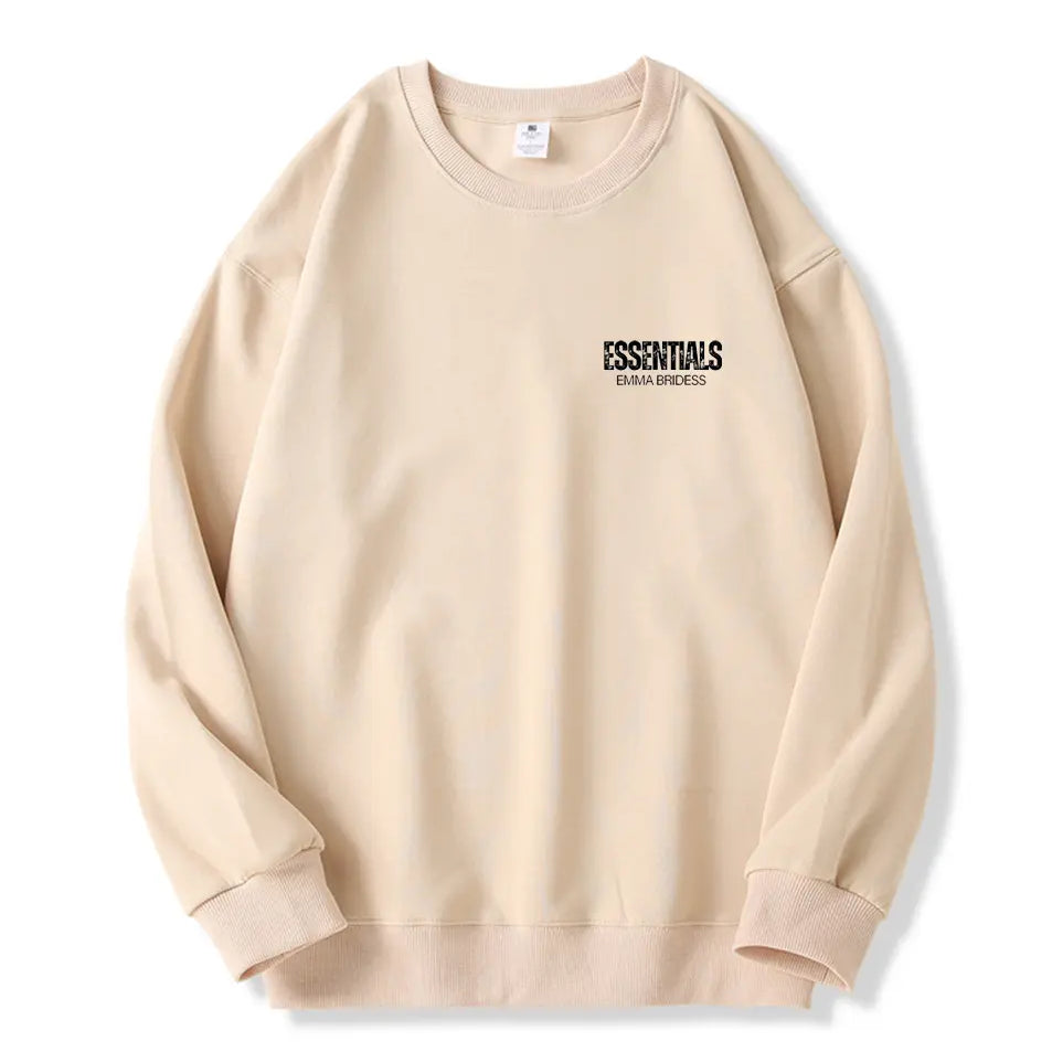 300g Cotton Sweatshirt Essential Letter Printed Sweatshirts