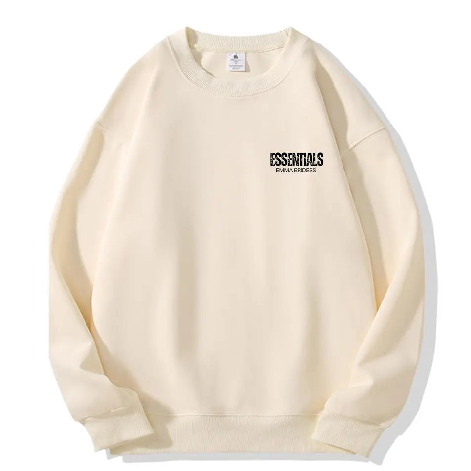 300g Cotton Sweatshirt Essential Letter Printed Sweatshirts