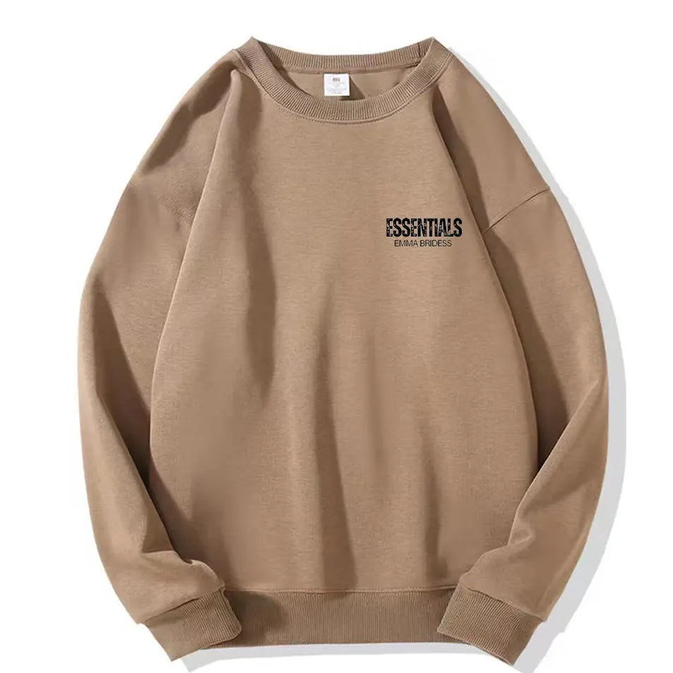 300g Cotton Sweatshirt Essential Letter Printed Sweatshirts