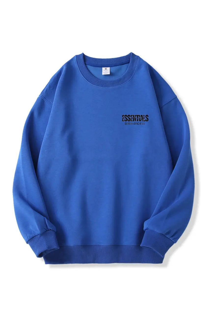 300g Cotton Sweatshirt Essential Letter Printed Sweatshirts