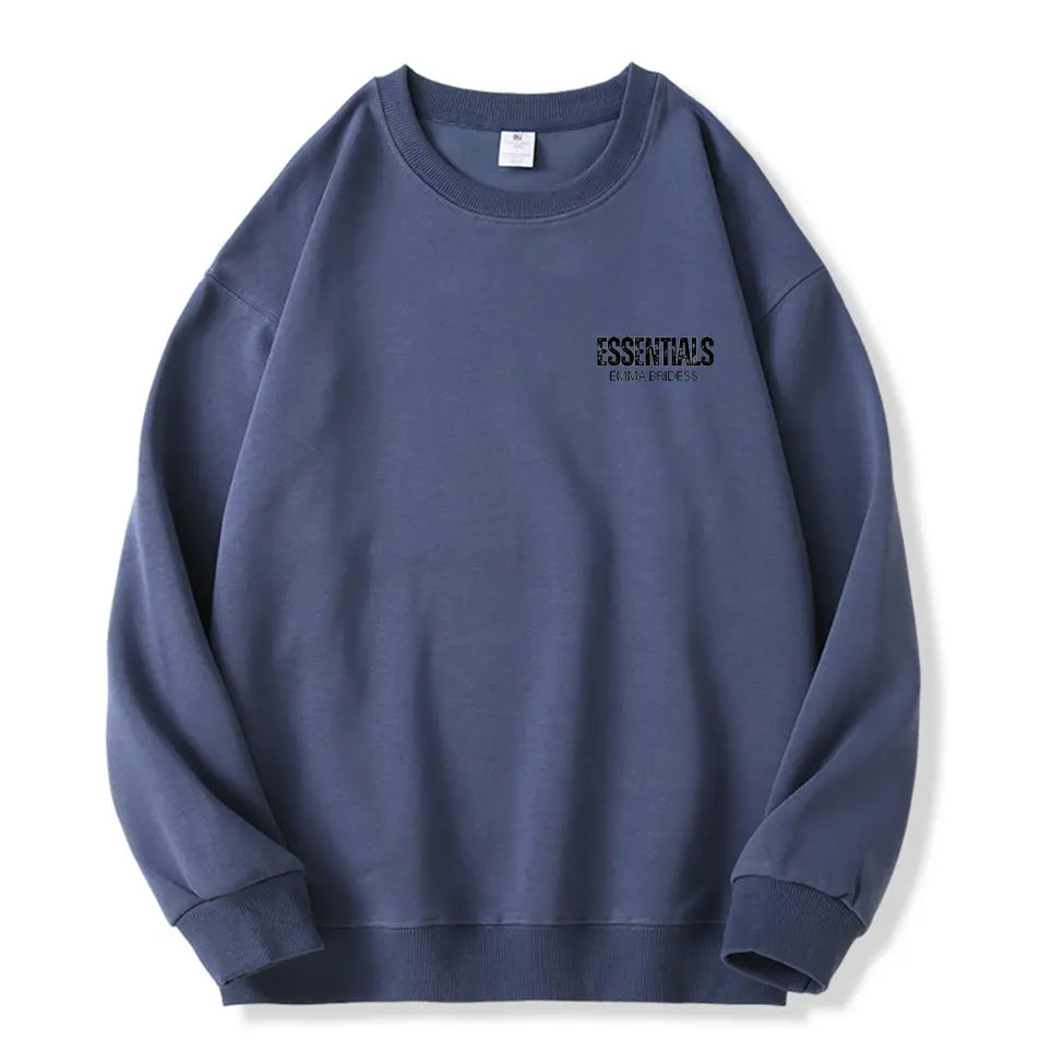 300g Cotton Sweatshirt Essential Letter Printed Sweatshirts