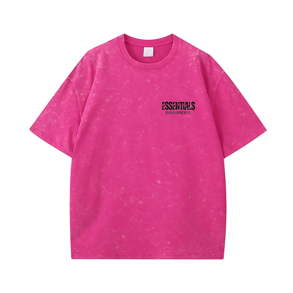 Vintage Wash Old Essential 230g Cotton T-shirt