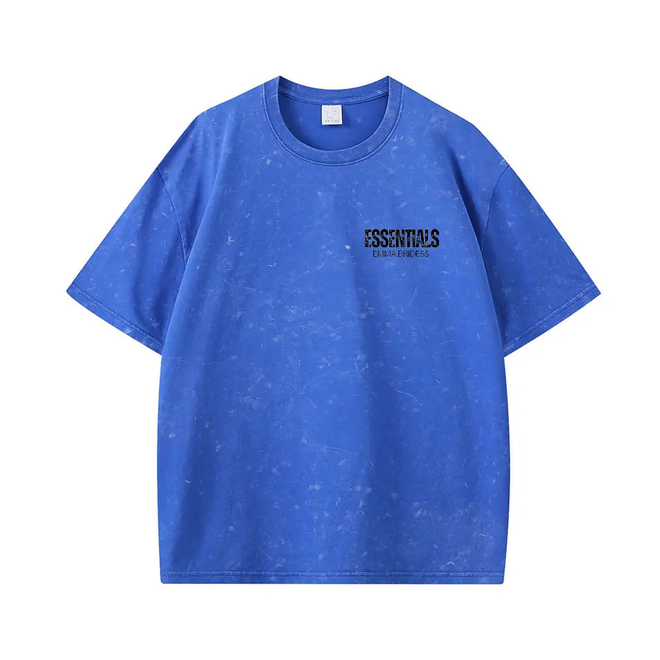 Vintage Wash Old Essential 230g Cotton T-shirt