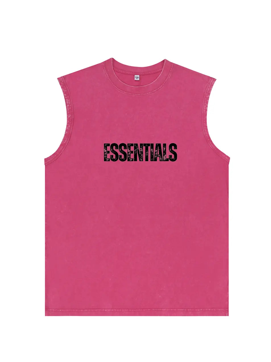 Vintage Wash Old Essential 230g Cotton Sleeveless T-shirt