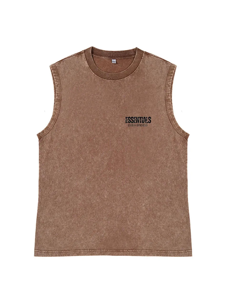 Vintage Wash Old Essential 230g Cotton Sleeveless T-shirt