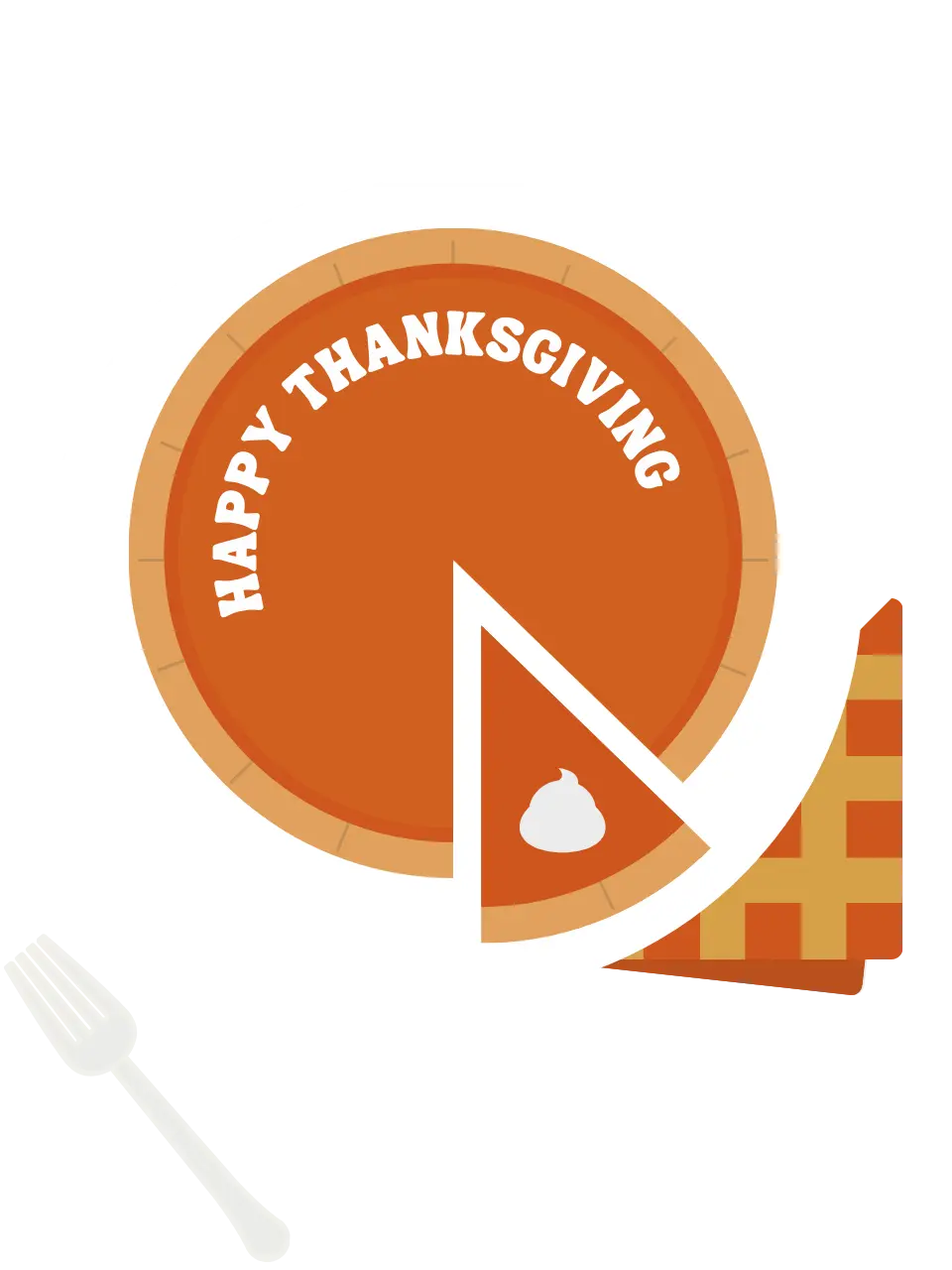 Cartoon Plate Thanksgiving Hoodie