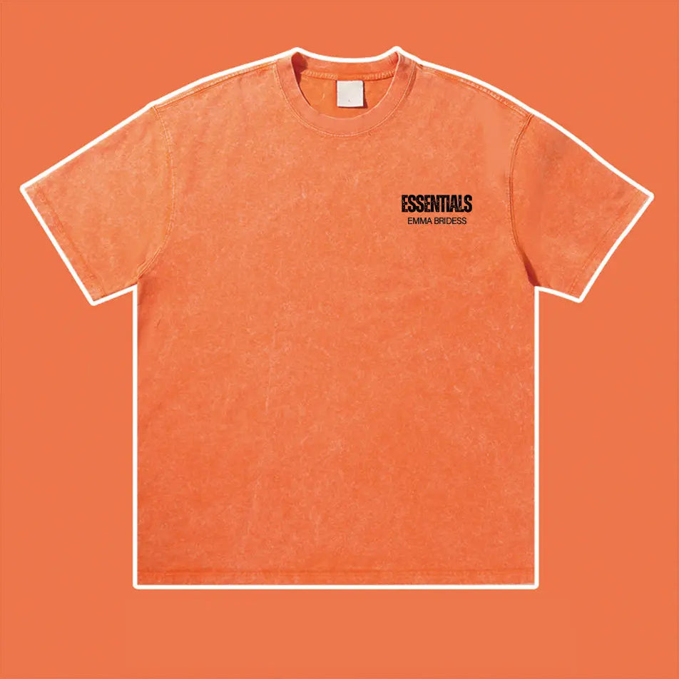 Wash Old Vintage Essentials T-shirt 300g Essentials Shirt