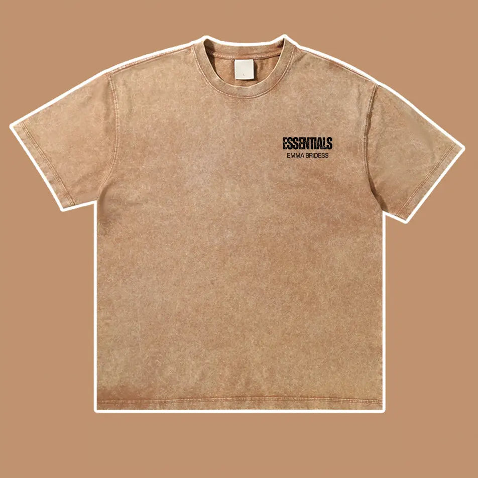 Wash Old Vintage Essentials T-shirt 300g Essentials Shirt