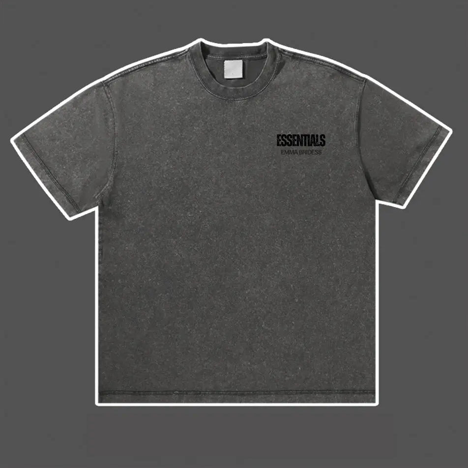 Wash Old Vintage Essentials T-shirt 300g Essentials Shirt