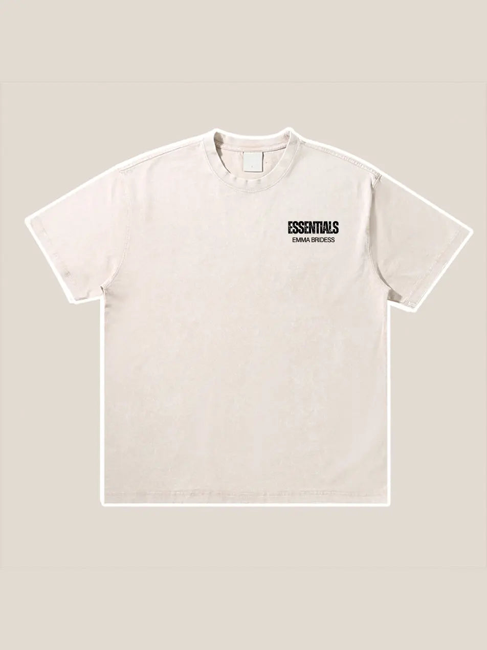 Wash Old Vintage Essentials T-shirt 300g Essentials Shirt