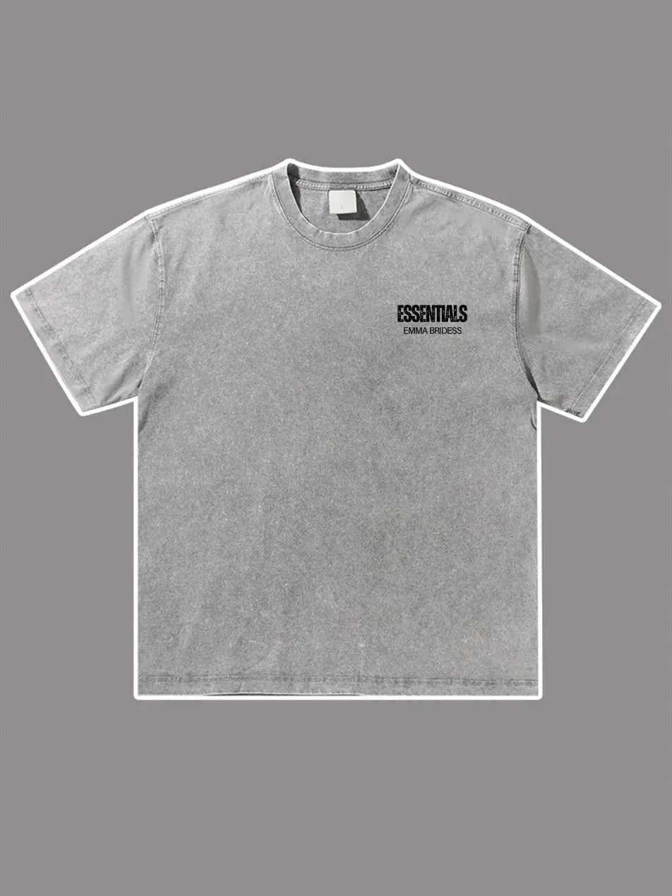 Wash Old Vintage Essentials T-shirt 300g Essentials Shirt