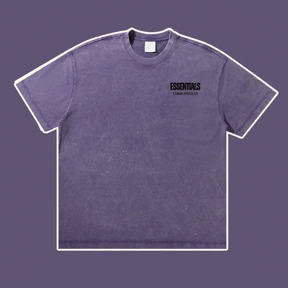 Wash Old Vintage Essentials T-shirt 300g Essentials Shirt