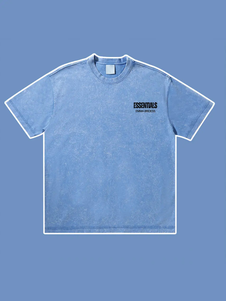 Wash Old Vintage Essentials T-shirt 300g Essentials Shirt