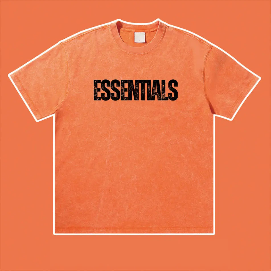 Wash Old Vintage Essentials T-shirt 300g Essentials Shirt