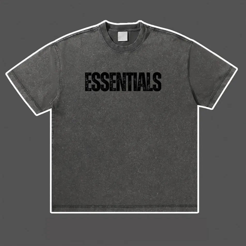 Wash Old Vintage Essentials T-shirt 300g Essentials Shirt