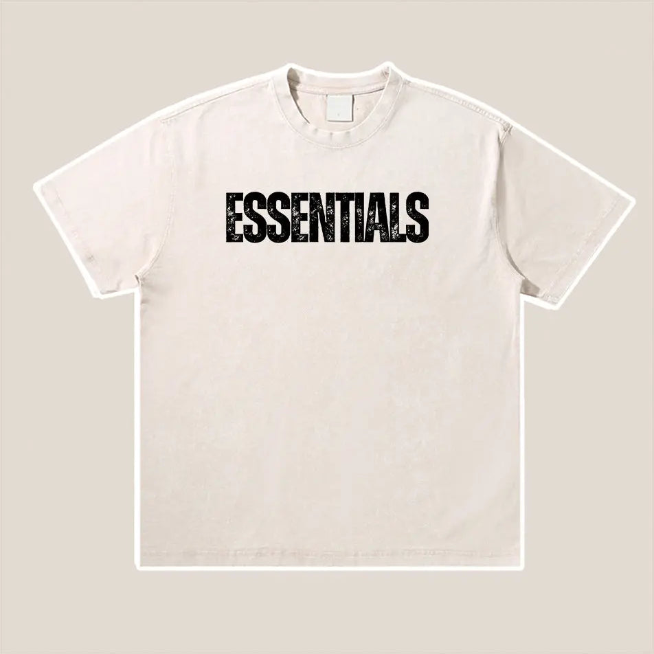Wash Old Vintage Essentials T-shirt 300g Essentials Shirt