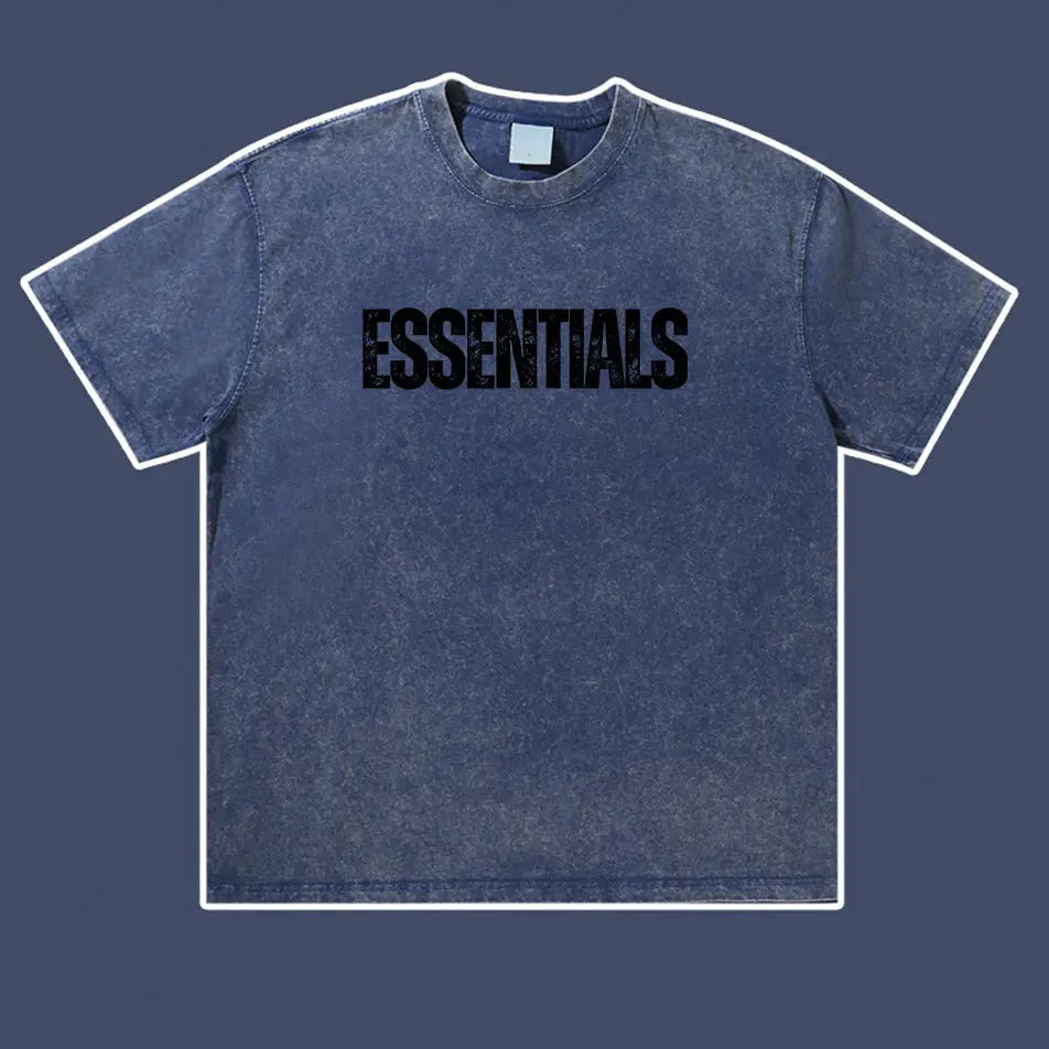 Wash Old Vintage Essentials T-shirt 300g Essentials Shirt