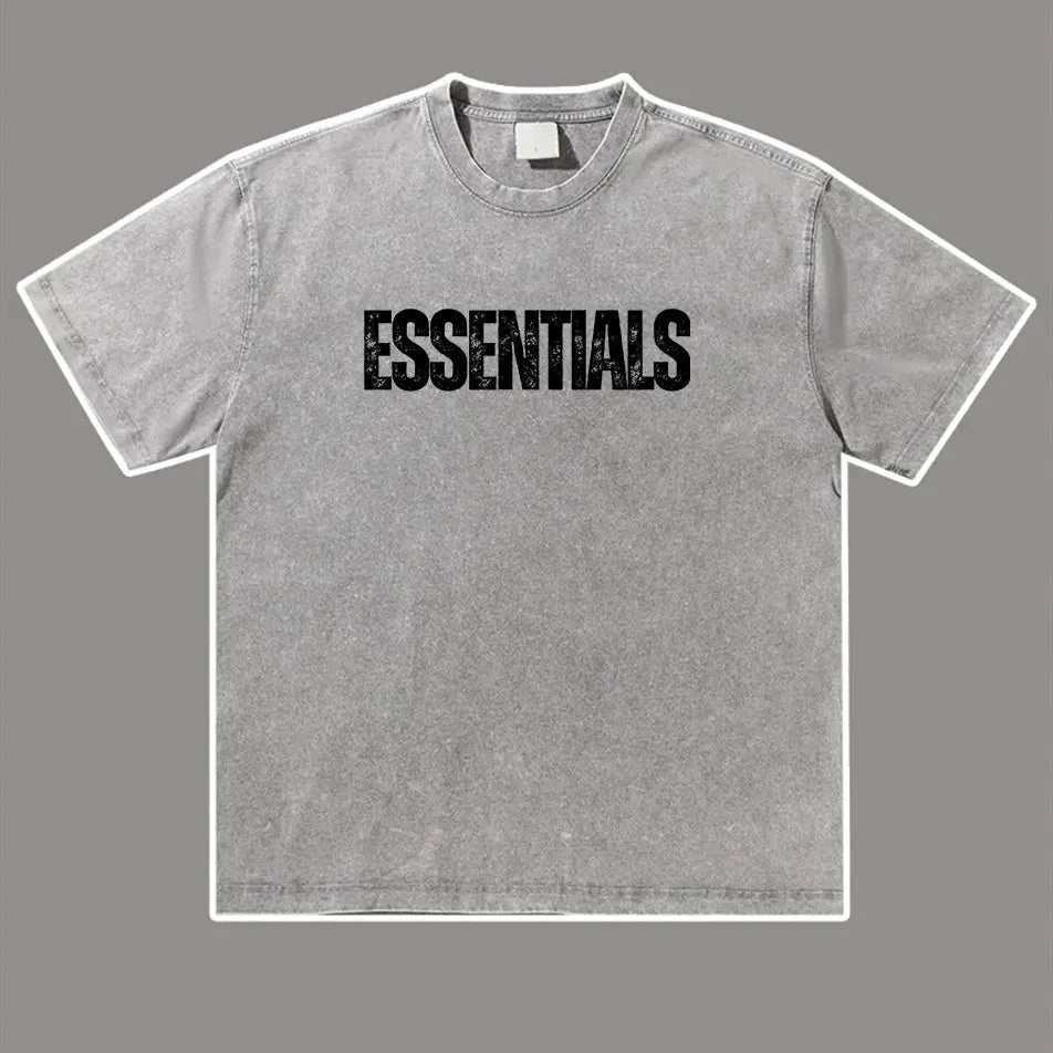 Wash Old Vintage Essentials T-shirt 300g Essentials Shirt
