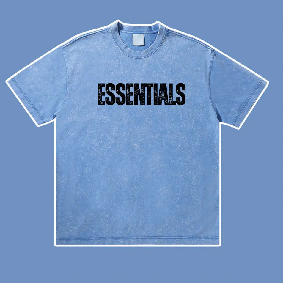 Wash Old Vintage Essentials T-shirt 300g Essentials Shirt
