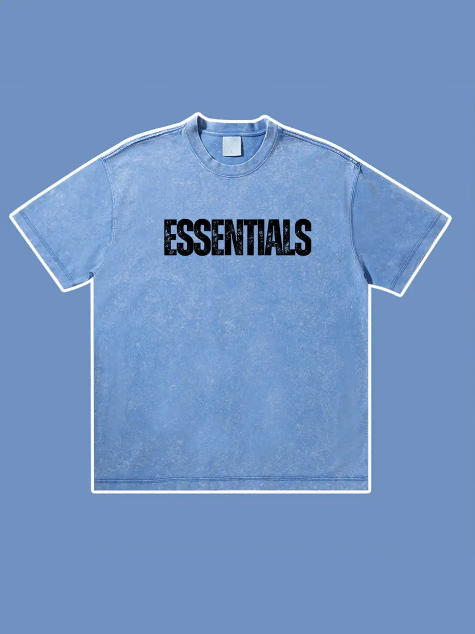 Wash Old Vintage Essentials T-shirt 300g Essentials Shirt