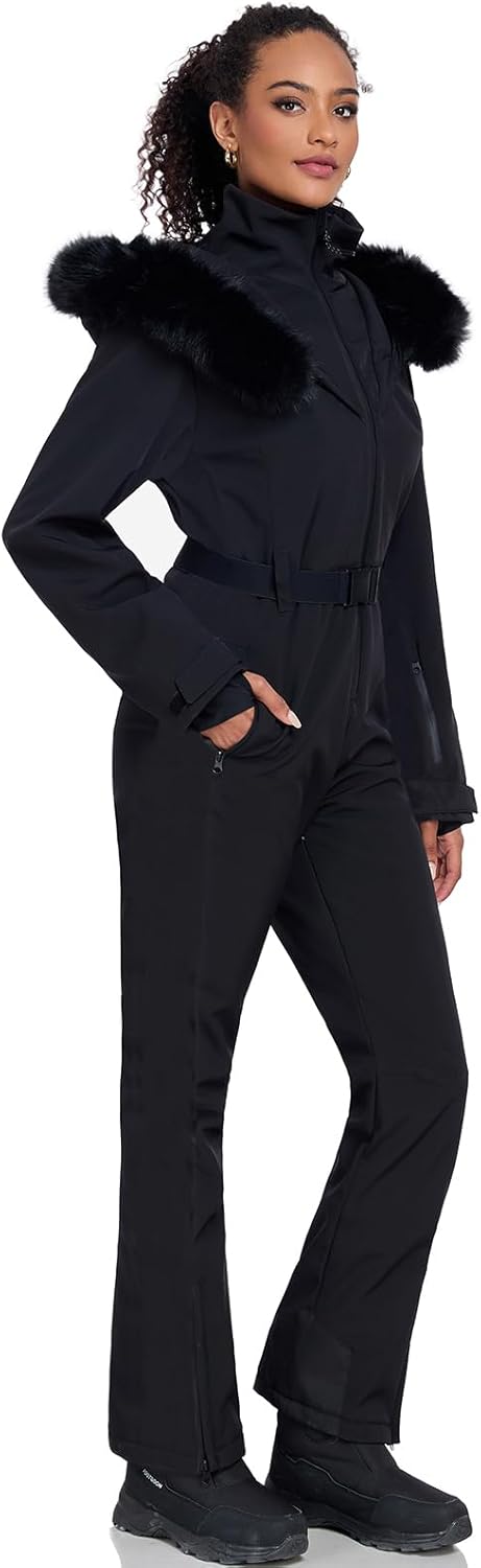 Women's Ski Suit One Piece Jumpsuits Snowsuits