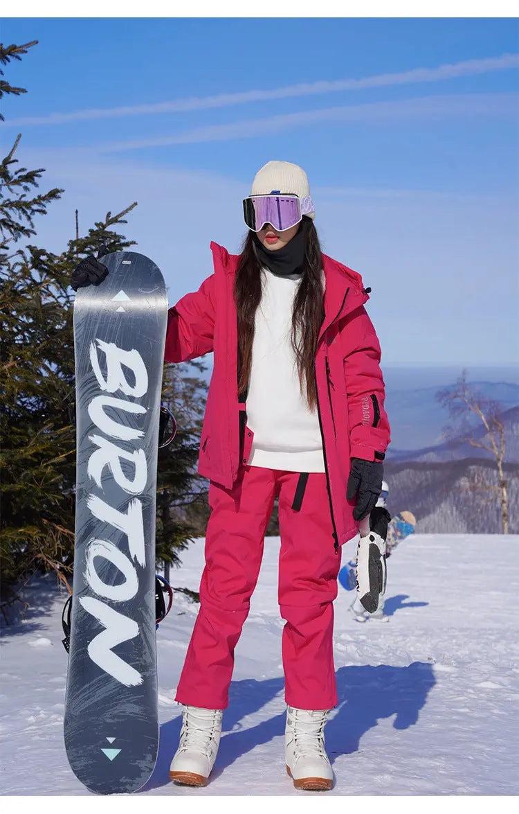 Ski Jacket Pants Set Winter Outwear for Sports