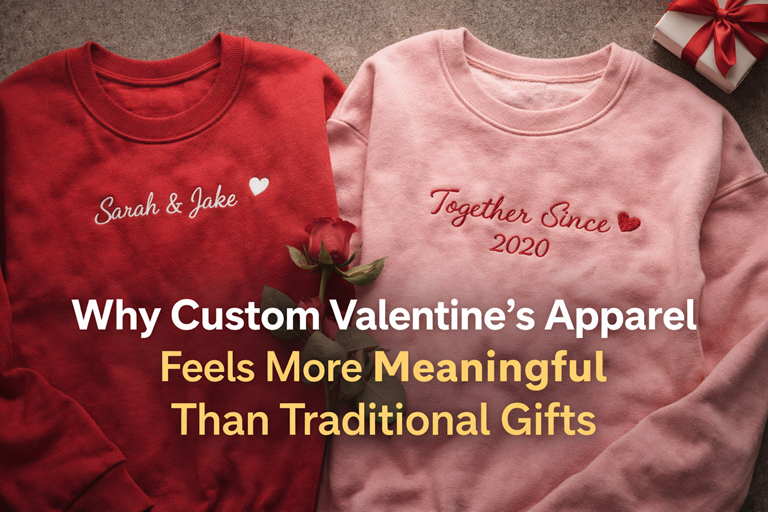 Why Custom Valentine’s Apparel Feels More Meaningful Than Traditional Gifts