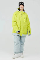 Loose Fit Ski and Snowboard Jacket and Pants Set Sportswear