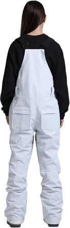 Womens Ski Bibs Snowboard Pants Snow Overalls Waterproof Windproof Winter Outdoor Sports