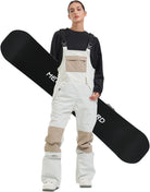 Womens Ski Bibs Snowboard Pants Snow Overalls Waterproof Windproof Winter Outdoor Sports