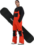Womens Ski Bibs Snowboard Pants Snow Overalls Waterproof Windproof Winter Outdoor Sports