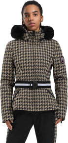 Women's Ski Jacket Snowboard Warm Winter Short Slim Snow Coat Jacket