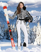 Womens Ski Suit One Piece Snowsuit Snowboard Slim Insulated Jumpsuit