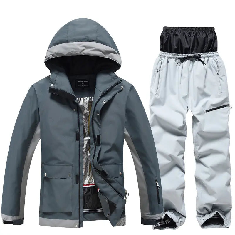 Women's Outdoor Ski Jacket and Pants Winter Suit