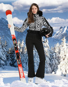 Womens Ski Suit One Piece Snowsuit Snowboard Slim Insulated Jumpsuit