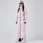 Women’s Windproof One Piece Ski Jumpsuit Chic Snow Outfit